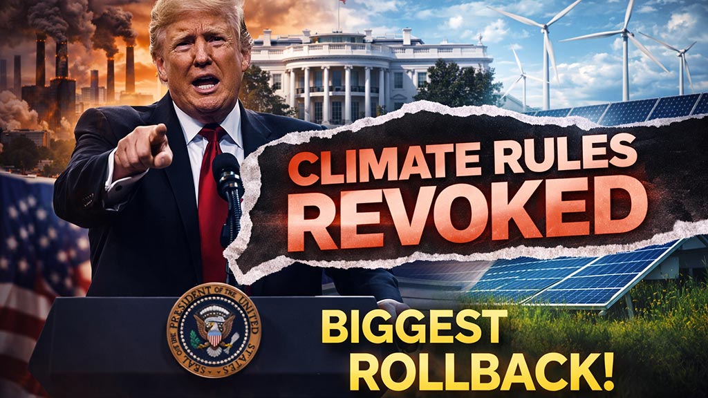 Trump Celebrates Major Climate Policy Rollback -What It Means for the U.S.