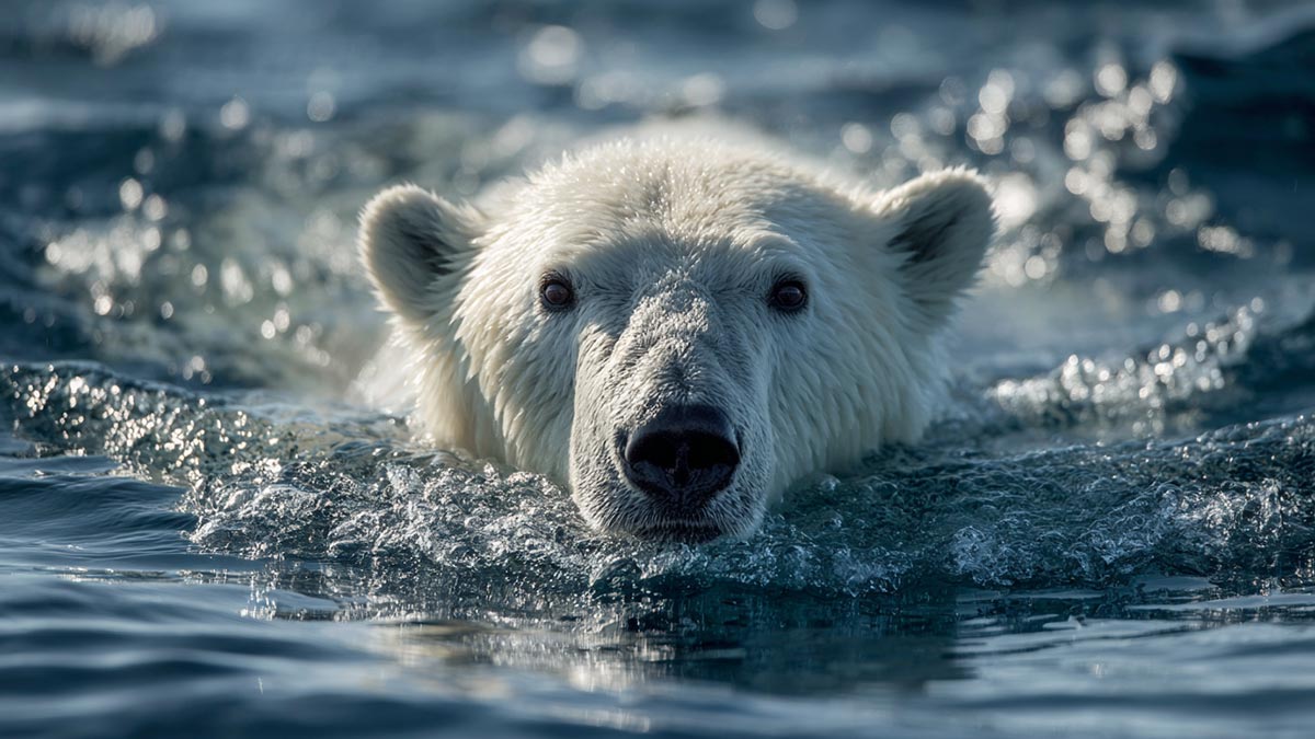 GPS Collar Reveals Young Polar Bear’s Jaw-Dropping Open-Ocean Swim – Scientists Left Speechless