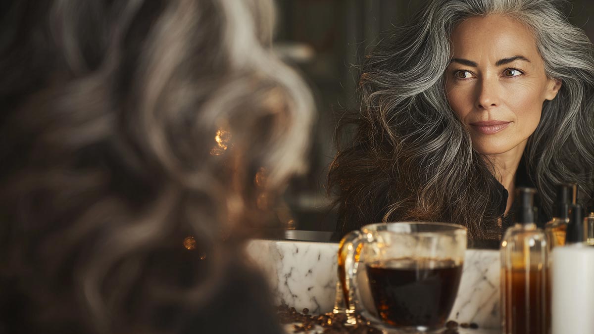 The Shocking Truth About Reversing Grey Hair With a Simple Coffee Shampoo Trick