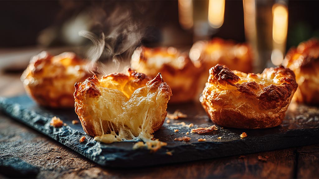 The Two-Ingredient Cheese Soufflé Bites Dividing the Internet -Culinary Genius or Party Crime?